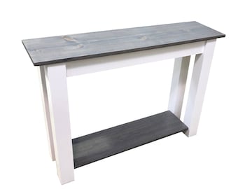 Cottage Entry Table with Shelf / Sofa Table / Foyer Table / Media Table