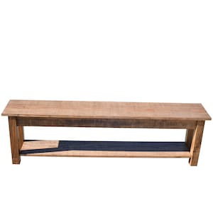 Lancaster Harvest Bench With Shelf