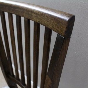 Rustic Walnut Farmhouse Chair image 4