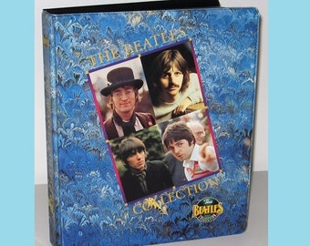 The BEATLES 1993 Trading Card Collection BINDER NEW Still Sealed! with Protector Pages - Hard To Find Beatles 1993 River Group Binder