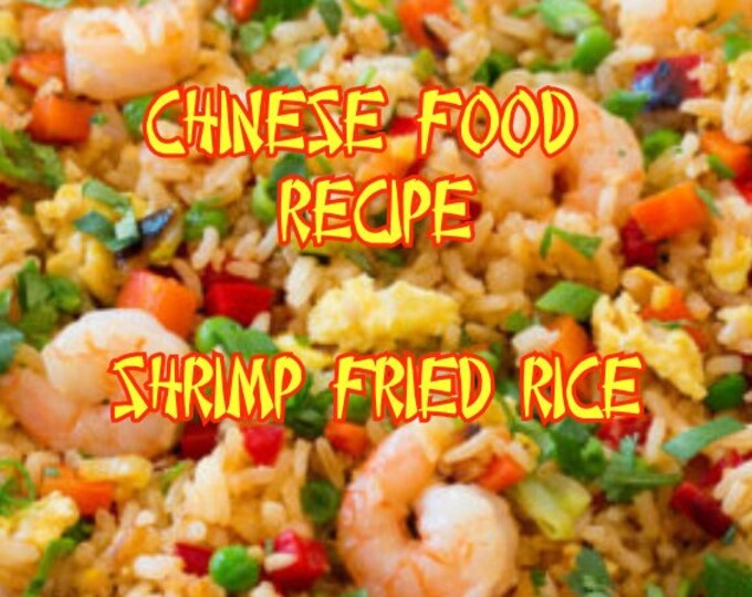 RECIPE for Cajun Shrimp Fried Rice DINNER RECIPE - Etsy Sweden