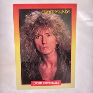 Carte de collection WHITESNAKE 1991 Carte David Coverdale - 121