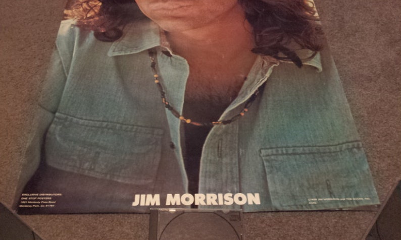 JIM MORRISON Rare 1978 Vintage Poster Exclusive 1978 One-Stop Posters number 470 image 3