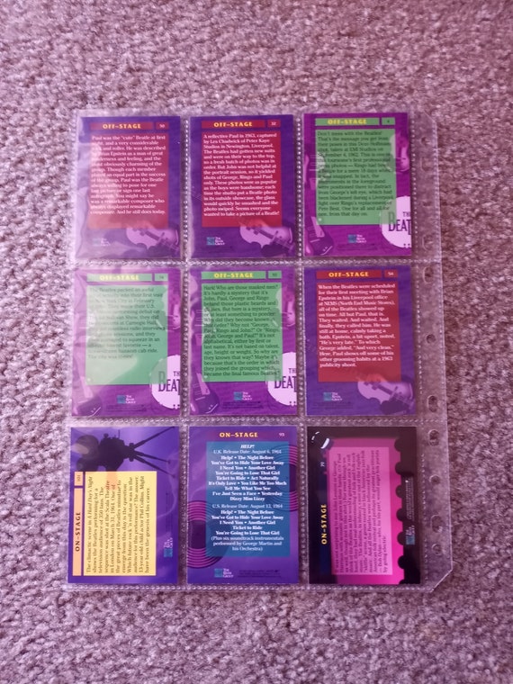 THE BEATLES Vintage 1993 Trading Card Collection. 9 Out of Print
