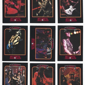 Carte da collezione L.A. GUNS 1991 MegaMetal. Tracii Guns Steve Riley Phil Lewis