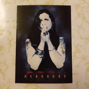 OZZY OSBOURNE Sammelkarte 2001 , Ozzy, Black Sabbath. RIP Ozzy
