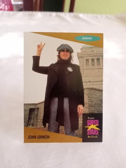 John Lennon 1991 Pro Set Super Stars Music Card | John Lennon Card