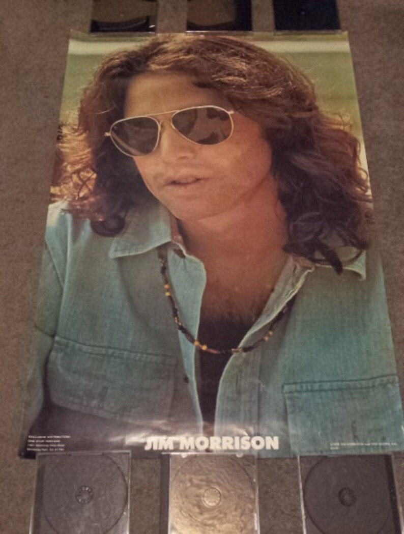 JIM MORRISON Rare 1978 Vintage Poster Exclusive 1978 One-Stop Posters number 470 image 1