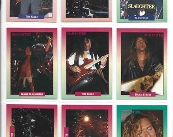 POISON Collector Cards. Rockcards Series One 1991. Bret Michaels