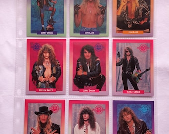 POISON Collector Cards. Rockcards Series One 1991. Bret Michaels