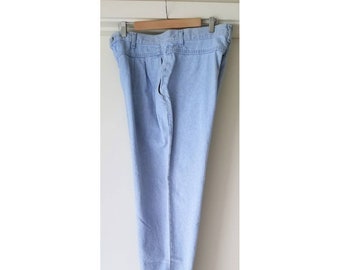 Jeans Lee Riders estilo años 90, corte holgado, lavado claro, talla 36x29.