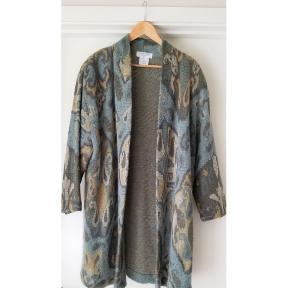 Vintage 90s Jaeger Womens Mohair Cardigan Sweater