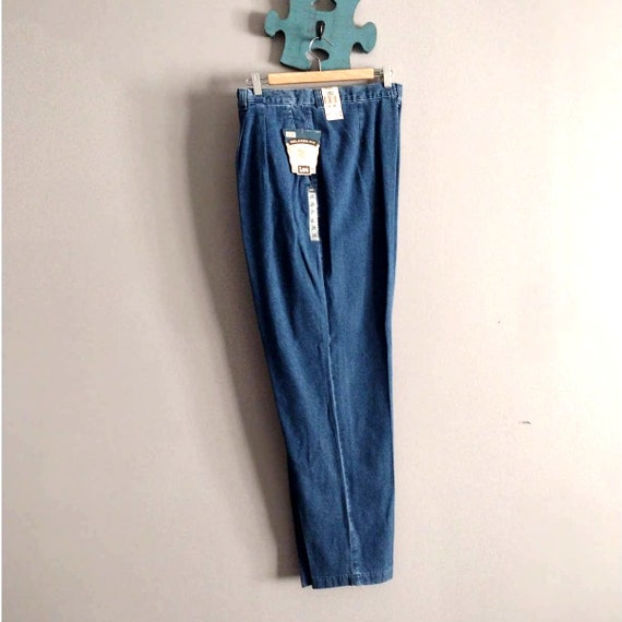 90s Lee Relaxed Fit Mom Jeans: Vintage Stonewash Denim, Size 18