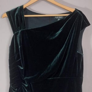 Ralph Lauren Velvet Dress - Etsy Canada