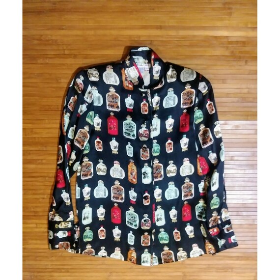 Regina Porter, Retro 80s Blouse, Vintage 80s Blous