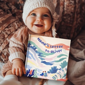 cadeau pour maman, cadeau pour maman, cadeau d'anniversaire, cadeau bébé, cadeau bébé personnalisé Hello World, livre personnalisé pour enfants, cadeau de grossesse