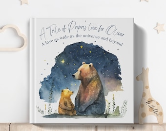 Libro del Día del Padre para papá, Regalo para el esposo, Libro personalizado para papá, Regalo personalizado para el esposo de un niño, Regalo para el futuro papá