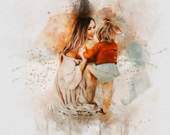 Featured image of post Art Mother And Daughter Hugging Drawing