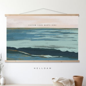 Custom quote print, Custom quote framed, Custom bible verse print, Coastal wall art print, Minimalist wall art, Neutral tones print, coastal