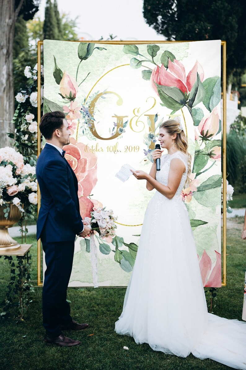 Bridal Shower Backdrop Boho Bridal Shower Decor Etsy