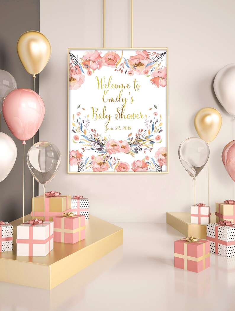 Baby Shower Decorations Girl custom for amnic247