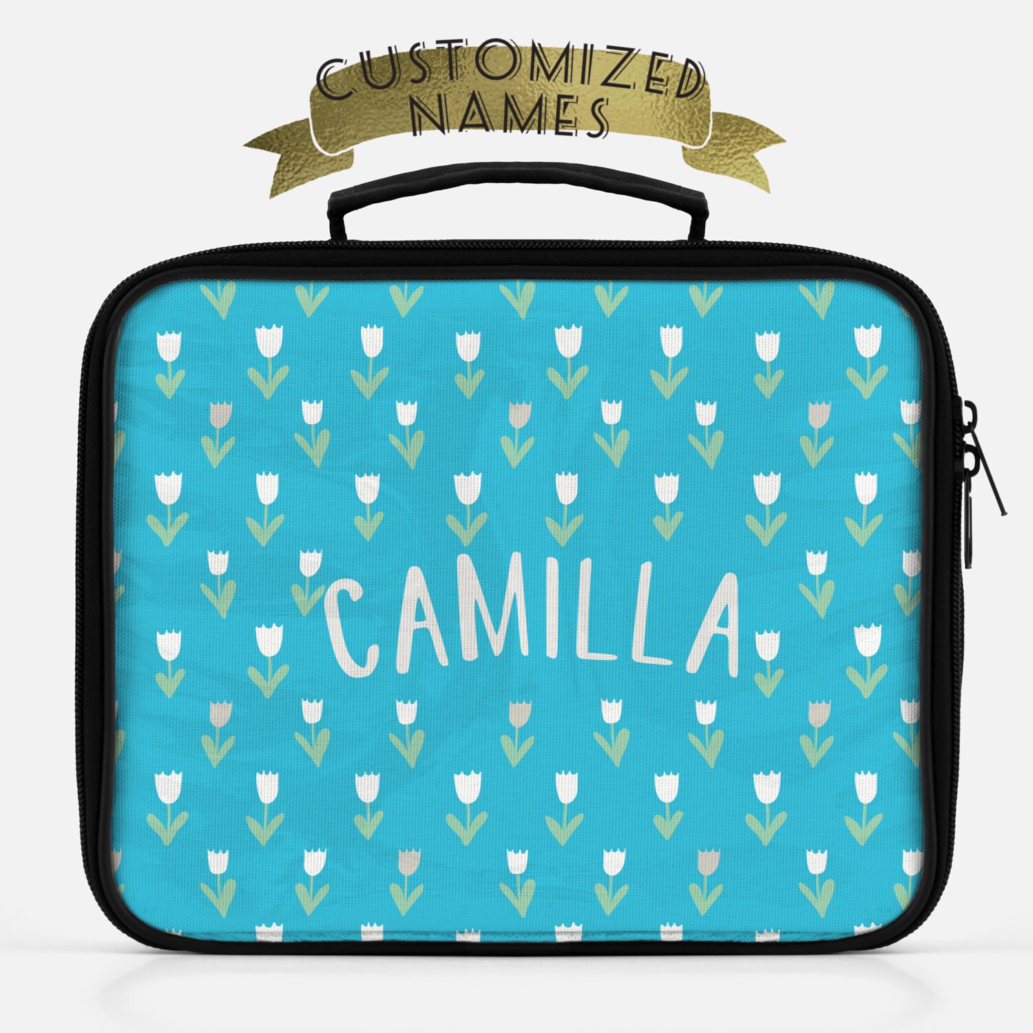 Lunch box Monogrammed gifts Personalized lunch box Lunch Etsy