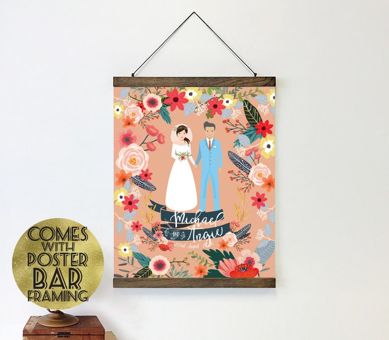 Unique Wedding Gift Poster Hanger Wedding Gift Ideas Etsy