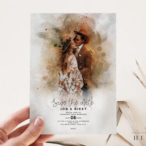 Reserva la fecha, Reserva la fecha personalizada, Reserva la fecha con foto, Reserva la fecha para boda, Boda sencilla, Reserva la fecha moderna, Minimalista