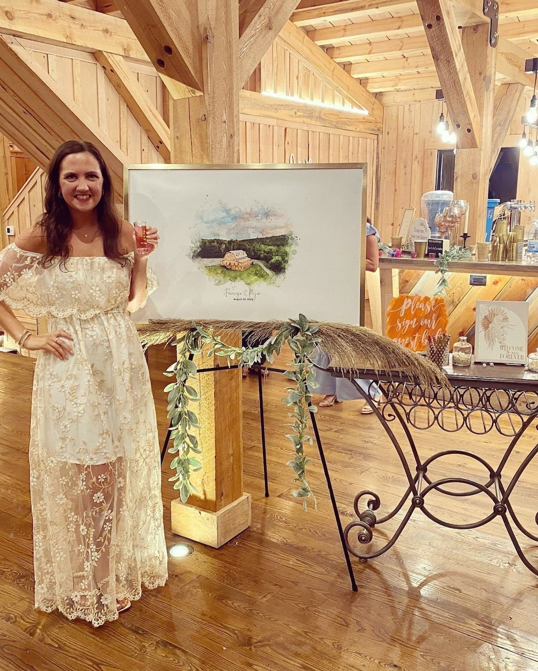 Alternative Guestbook Ideas Wedding Venue Art Wedding Guest Book