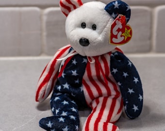 ty beanie baby spangle bear value