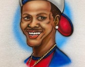 Custom Hand Painted Caricature Portrait | Shirt | Canvas | Custom Made To Order | Fun Gift Idea | Birthday Gift | Free Shipping