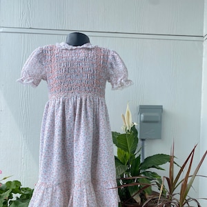 white boutique dresses Bella and Bloom Pair with dainty jewellery Color:Black Red Handmade Smocked-Bodice Fit & Flare