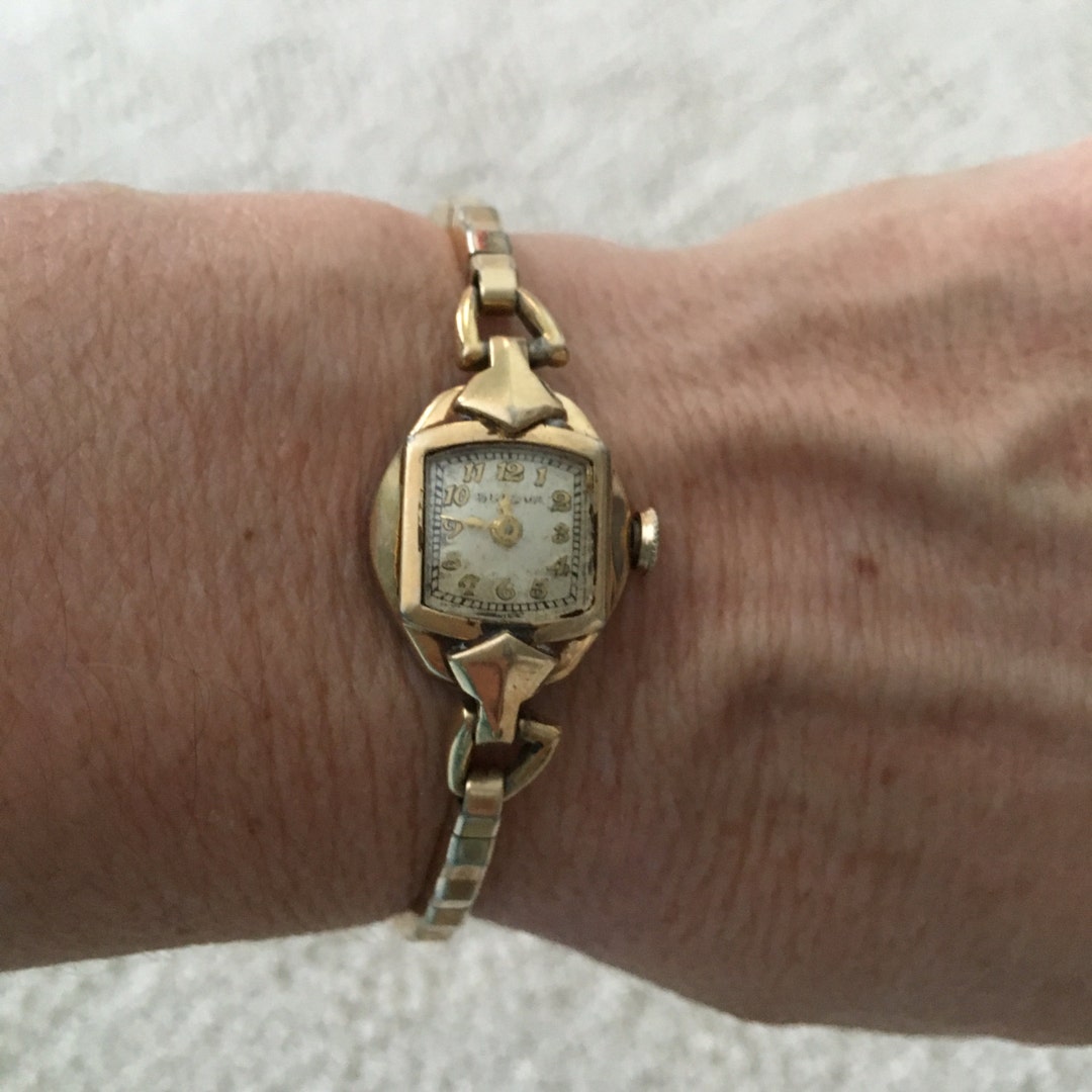 Vintage Bulova A3 Watch, Watch and Case, Bulova Fifth Avenue