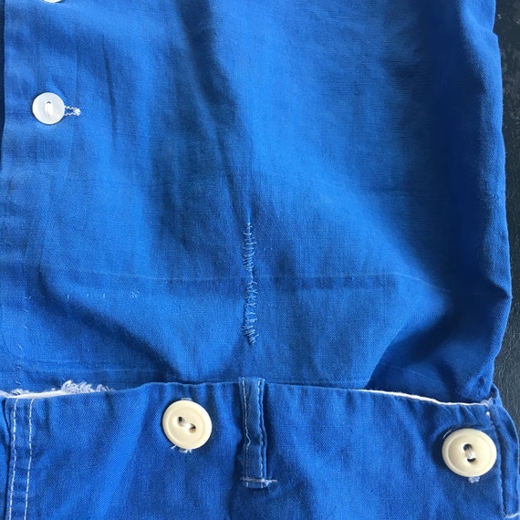Antique Sailor Suit Toddler Romper, 30s toddler o… - image 4