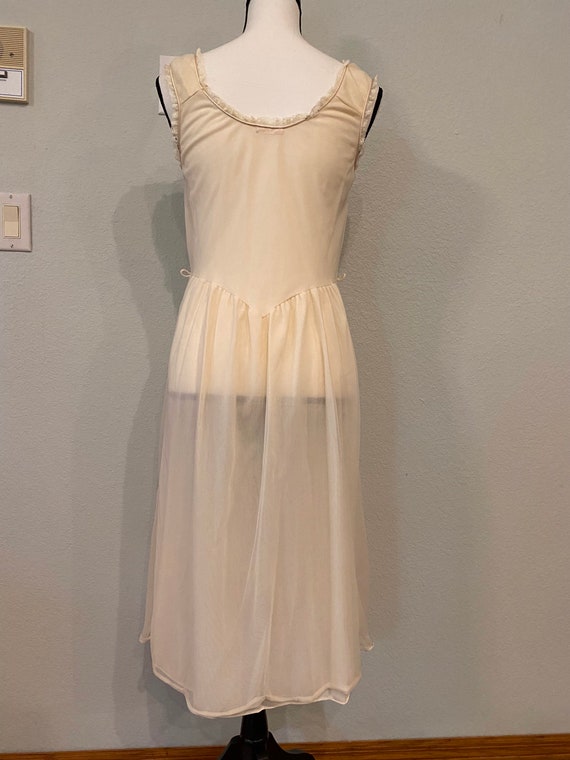 Vintage Lingerie, retro gown and robe, two piece … - image 3