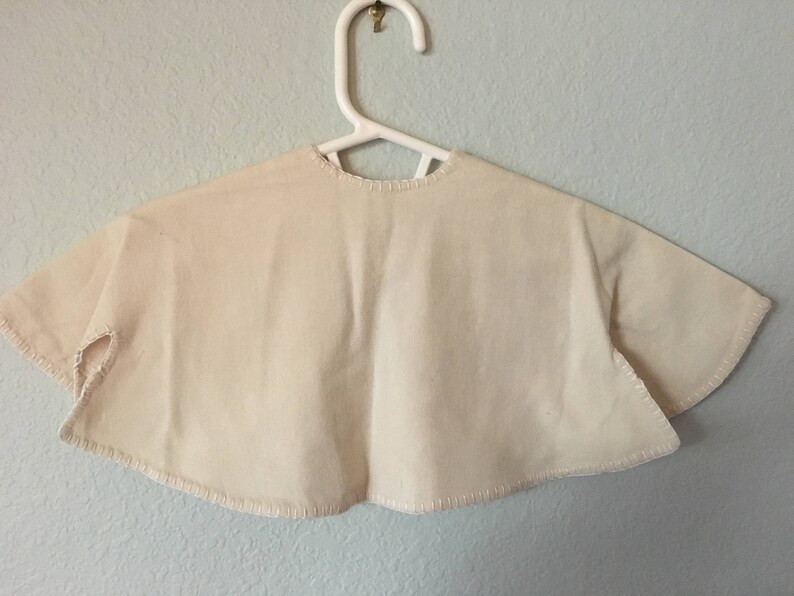 handmade baby coat Antique baby cape 1920s infant wrap embroidered infant cape baptism cape baptismal wrap