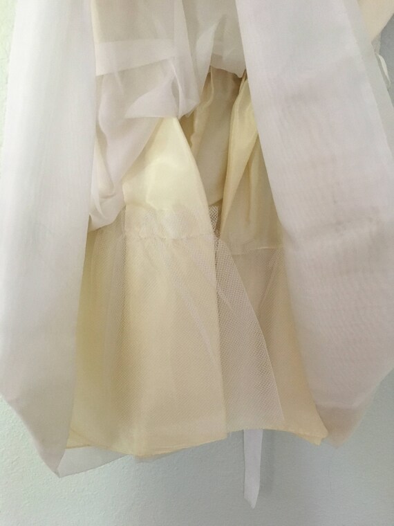 Vintage Girls White Dress,  First Communion dress… - image 5