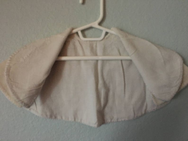 handmade baby coat Antique baby cape 1920s infant wrap embroidered infant cape baptism cape baptismal wrap