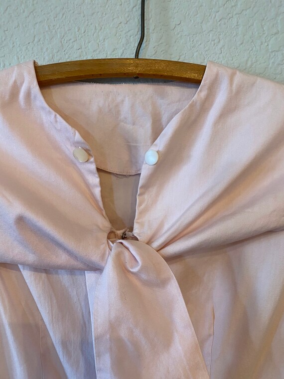 Vintage pink Day Dress, 50s cotton dress, retro w… - image 4