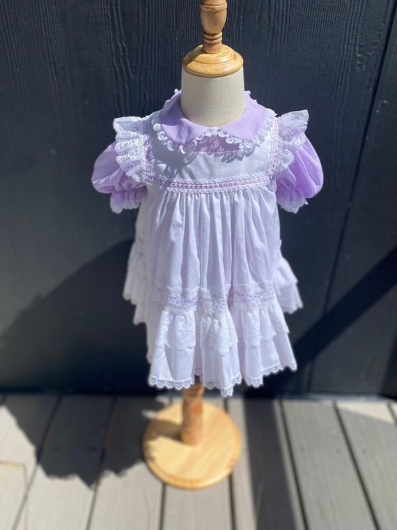 Vintage Bryan Pinafore Dress, Toddler Apron Dress… - image 1