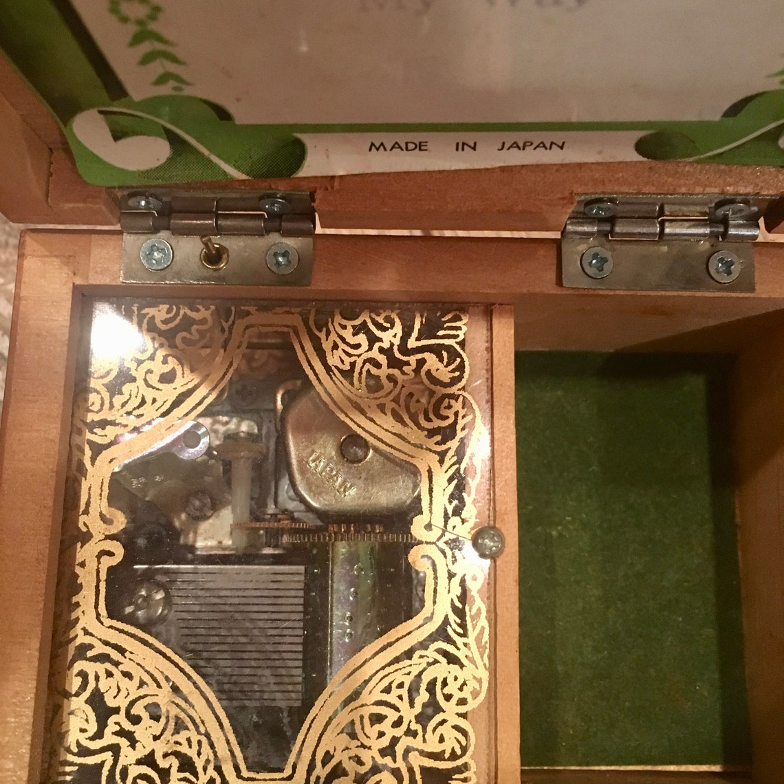 Vintage Toyo Music Box Master Lambton Musical Jewelry Box Etsy