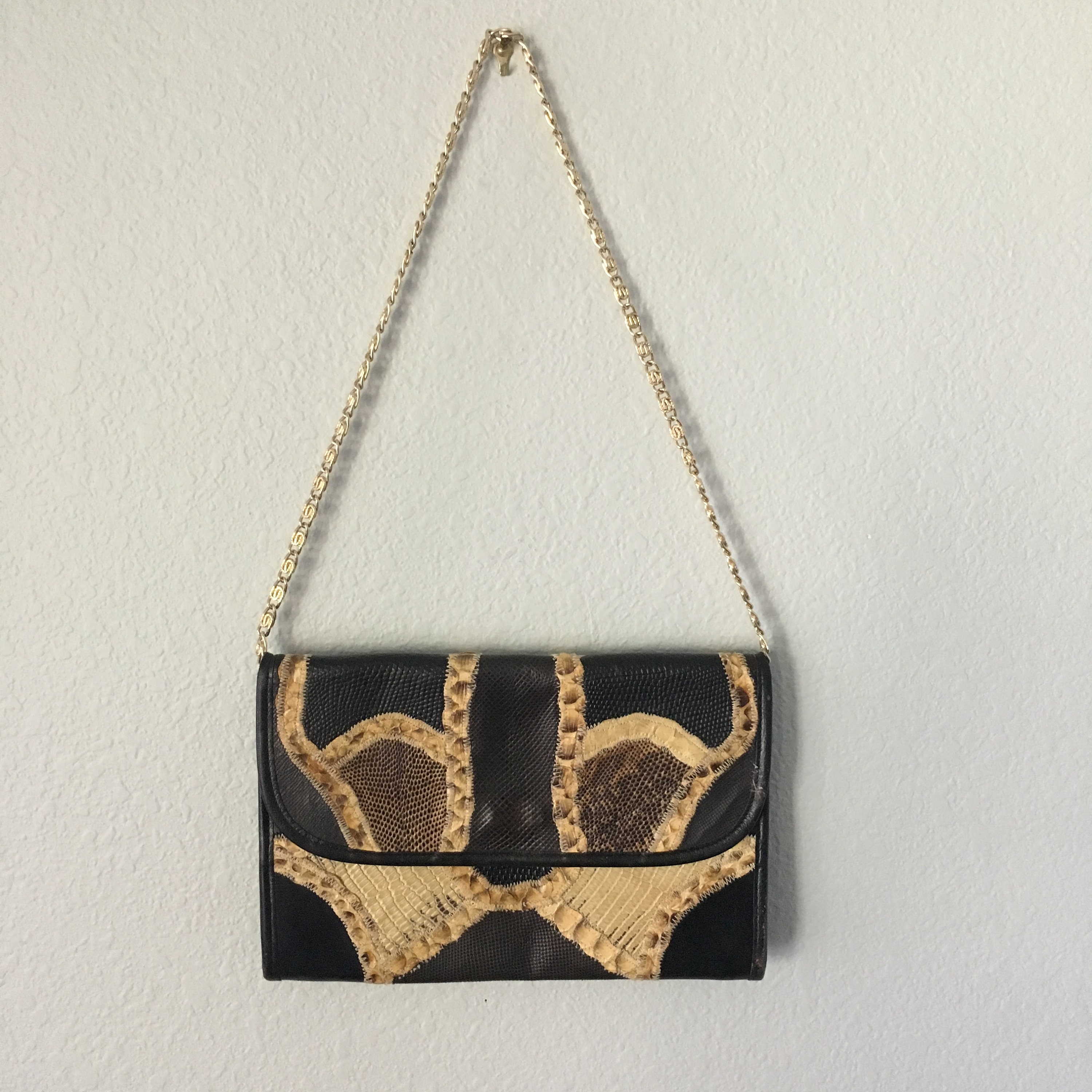 snakeskin purse strap