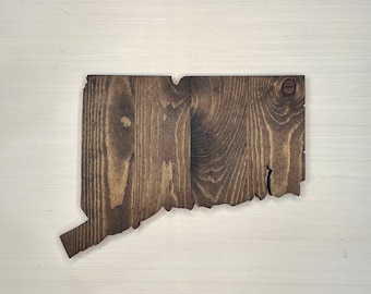 Connecticut Rustic Wood State, Wooden Connecticut State, Rustic Connecticut, Connecticut Sign,  Art, Connecticut Decor, CT State Decor