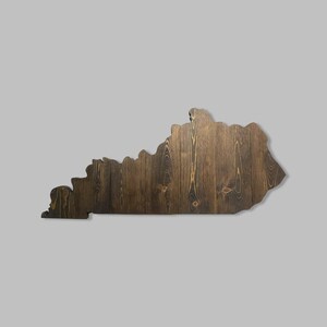 Kentucky Rustic Wood State, Wooden Kentucky State, Rustic Kentucky, Kentucky Plaque, KentuckyWall Hanging, Kentucky Cutout,