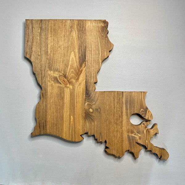 Louisiana Rustic Wood State, Wooden Louisiana State, Rustic Louisiana, Louisiana Sign, Louisiana Art, Louisiana Decor, State Decor Signs