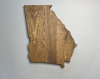 Georgia Rustic Wood State, Wooden Georgia State, Rustic Georgia, Georgia Sign, Georgia Art, Georgia Decor, GA State Decor, GA Design