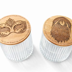 The Masque of the Red Death| Apothecary Jars w/Flared Base | The Nevermore Collection