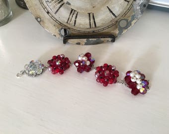 Repurposed Vintage Clip on Earring Bracelet