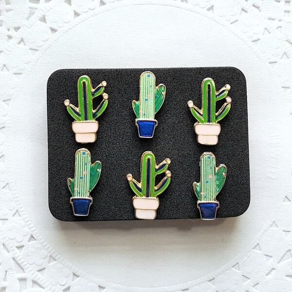 Cactus and Succulent Decorative Pushpins, Decorative Pushpins, Novelty Pushpins, Fun Thumbtacks