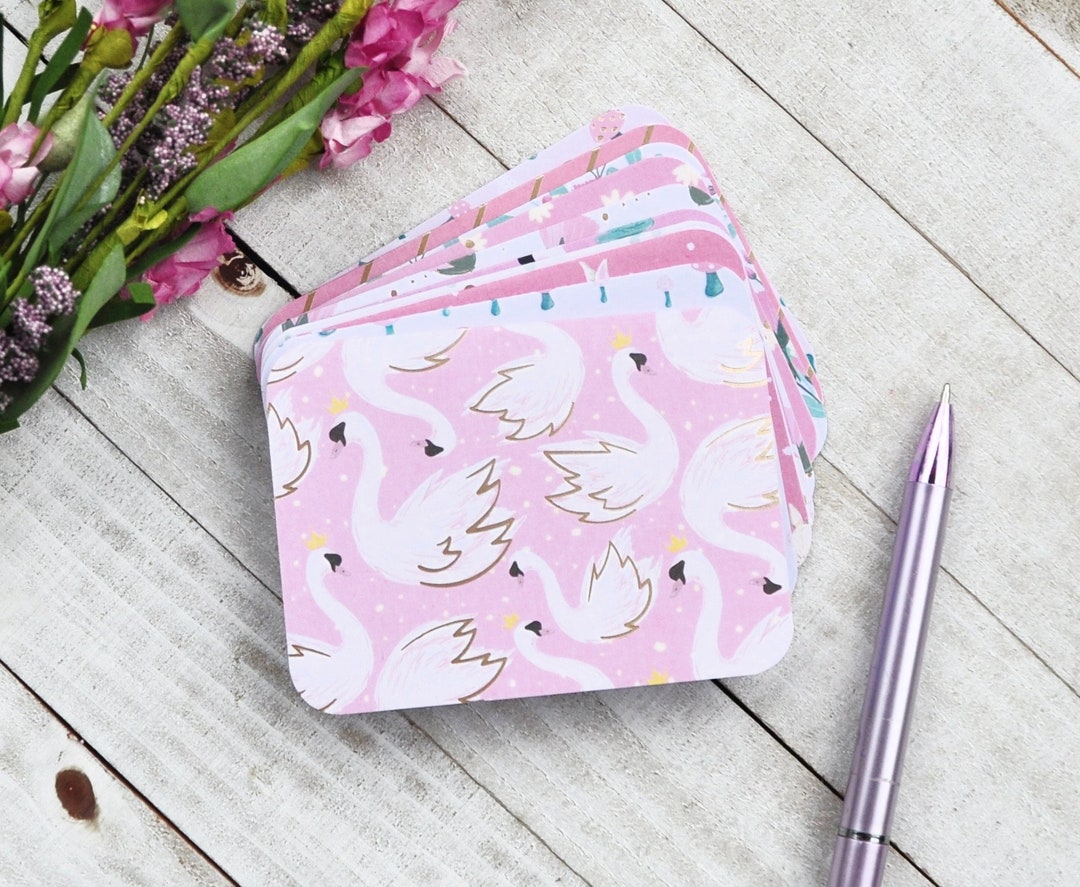Baby Mini Card Baby Girl Mini Cards, Small Favor Cards, Baby Shower Cards, Small Note ...